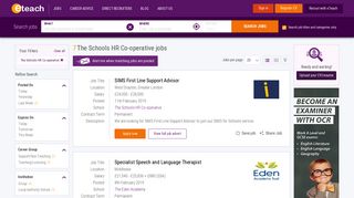 The Schools HR Co-operative jobs - eTeach