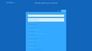 Please select your school | epraise.co.uk