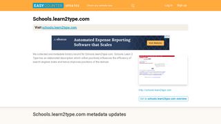 Schools Learn 2 Type (Schools.learn2type.com) - Login and learn to ...