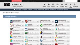 BPSapps / Employee Login Portal - Bismarck Public Schools