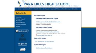 Login Access - Para Hills High School- Department for Education and ...