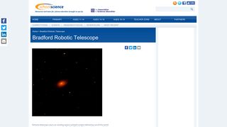 Bradford Robotic Telescope - School Science