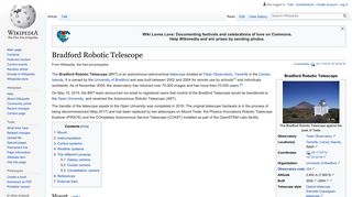 Bradford Robotic Telescope - Wikipedia