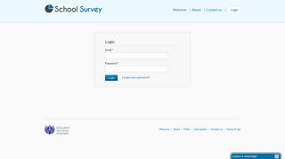 Login - School Survey