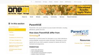 ParentVUE | ISD 191