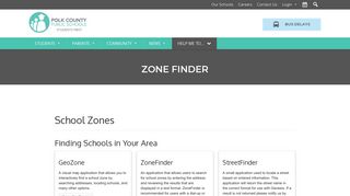Zone Finder | Polk County Public Schools