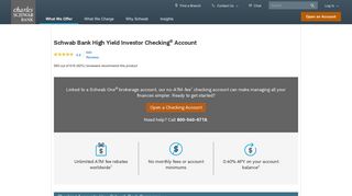Online Checking Account with Free Checks and ... - Charles Schwab