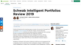 Schwab Intelligent Portfolios Review 2019 - NerdWallet