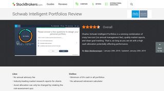 Schwab Intelligent Portfolios Review | StockBrokers.com