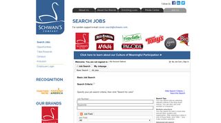 Search Careers – Schwan's Company