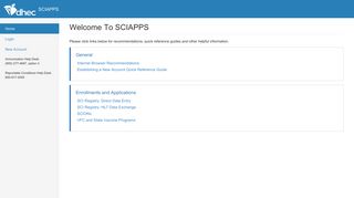 SCIAPPS - SC.gov