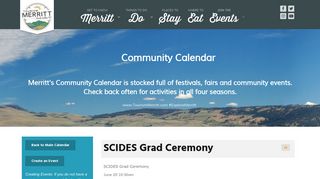 SCIDES Grad Ceremony -General - Tourism Merritt | Nicola Valley ...