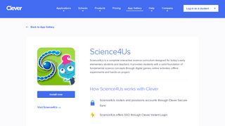 Science4Us - Clever application gallery | Clever