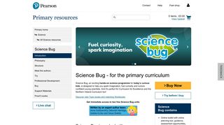 Science Bug - primary science resources