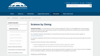 Science by Doing | Australian Academy of Science