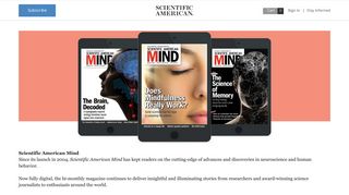 Scientific American Mind Digital - Scientific American