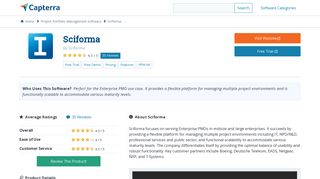 Sciforma Reviews and Pricing - 2019 - Capterra
