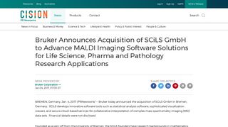 Bruker Announces Acquisition of SCiLS GmbH to Advance MALDI ...