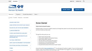 Scion Dental - Horizon NJ Health