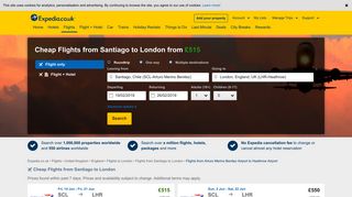 Santiago to London Flights from £540: Book Flights from SCL to LHR ...