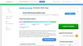 Access email.sco.org. Outlook Web App