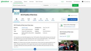 Working at SCO Family of Services | Glassdoor