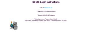 SCOIS Login Instructions