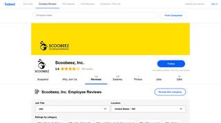 Working at Scoobeez, Inc.: 102 Reviews | Indeed.com