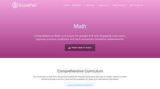 Math - ScootPad: Delivering personalized, mastery-based learning to ...
