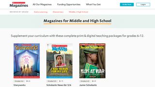 Middle and High School Magazines | Scholastic Classroom Magazines