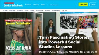 Junior Scholastic Magazine | Current Events Magazine for Grades 6-8