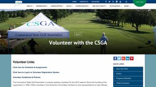 Volunteer with the CSGA - Connecticut State Golf Association