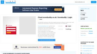 Visit Cloud.scorebuddy.co.uk - Scorebuddy | Login.