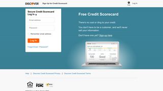 Discover Credit Scorecard