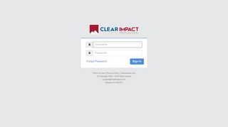 Clear Impact Scorecard Login