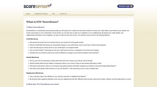 What is OTL*ScoreSense