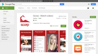 Scorp - Watch videos - Apps on Google Play