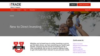 New to Direct Investing | Scotia iTRADE - Scotiabank
