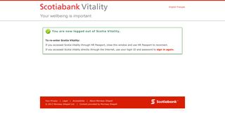 You are now logged out of Scotia Vitality. - Scotiabank Vitality ...