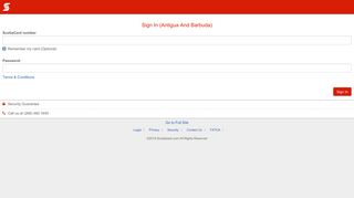 Sign In (Antigua And Barbuda) - Scotia Mobile Banking