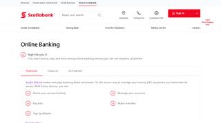 Online Banking - Personal - Scotiabank