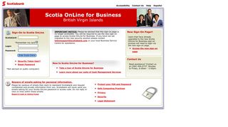 British Virgin Islands - Scotia Online for Business
