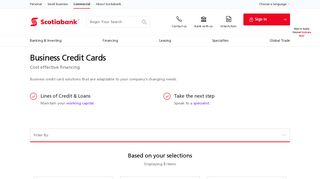 Business Credit Cards - Scotiabank