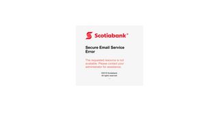 Scotiabank Secure Email Service