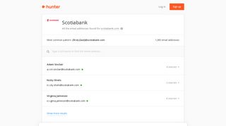 Scotiabank - email addresses & email format • Hunter - Hunter.io
