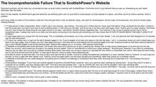 The Incomprehensible Failure That Is ScottishPower's Website - Urchin