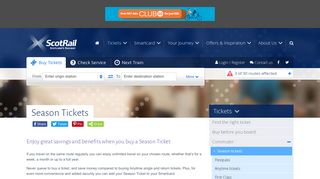 Buy ScotRail Season Tickets Online | Train & Rail Ticket | ScotRail