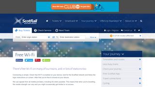 Wi-Fi & Internet Access & Availability on Trains | ScotRail