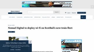 Nomad Digital to deploy wi-fi on ScotRail's new train fleet