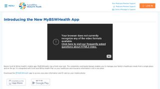 Health Plan > Mobile App - Scott and White Health Plan